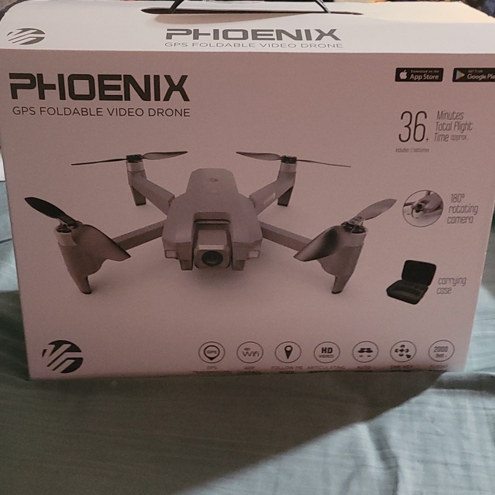 GPS foldable video drone
